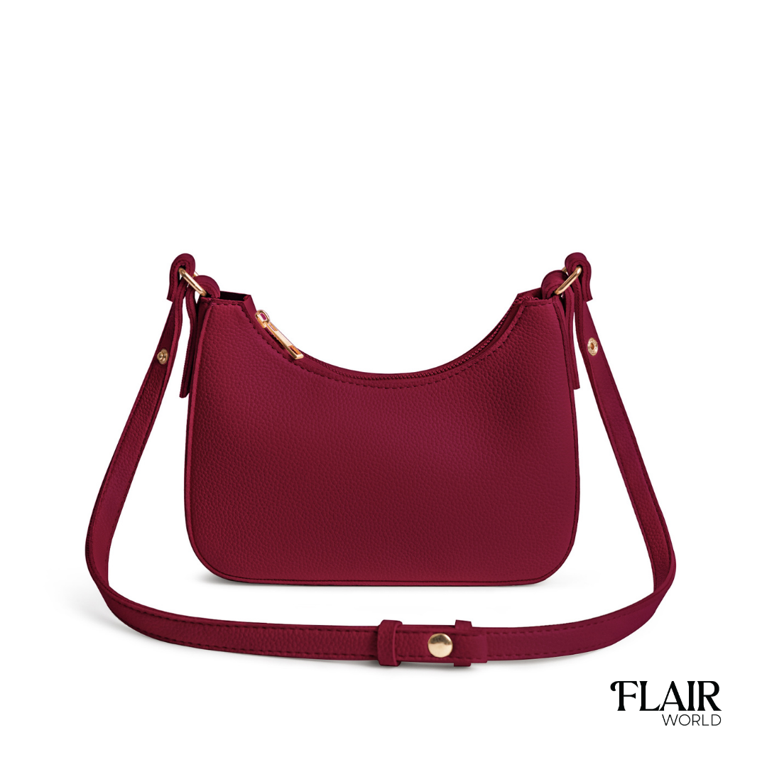 Tasia Maroon Shoulder Bag