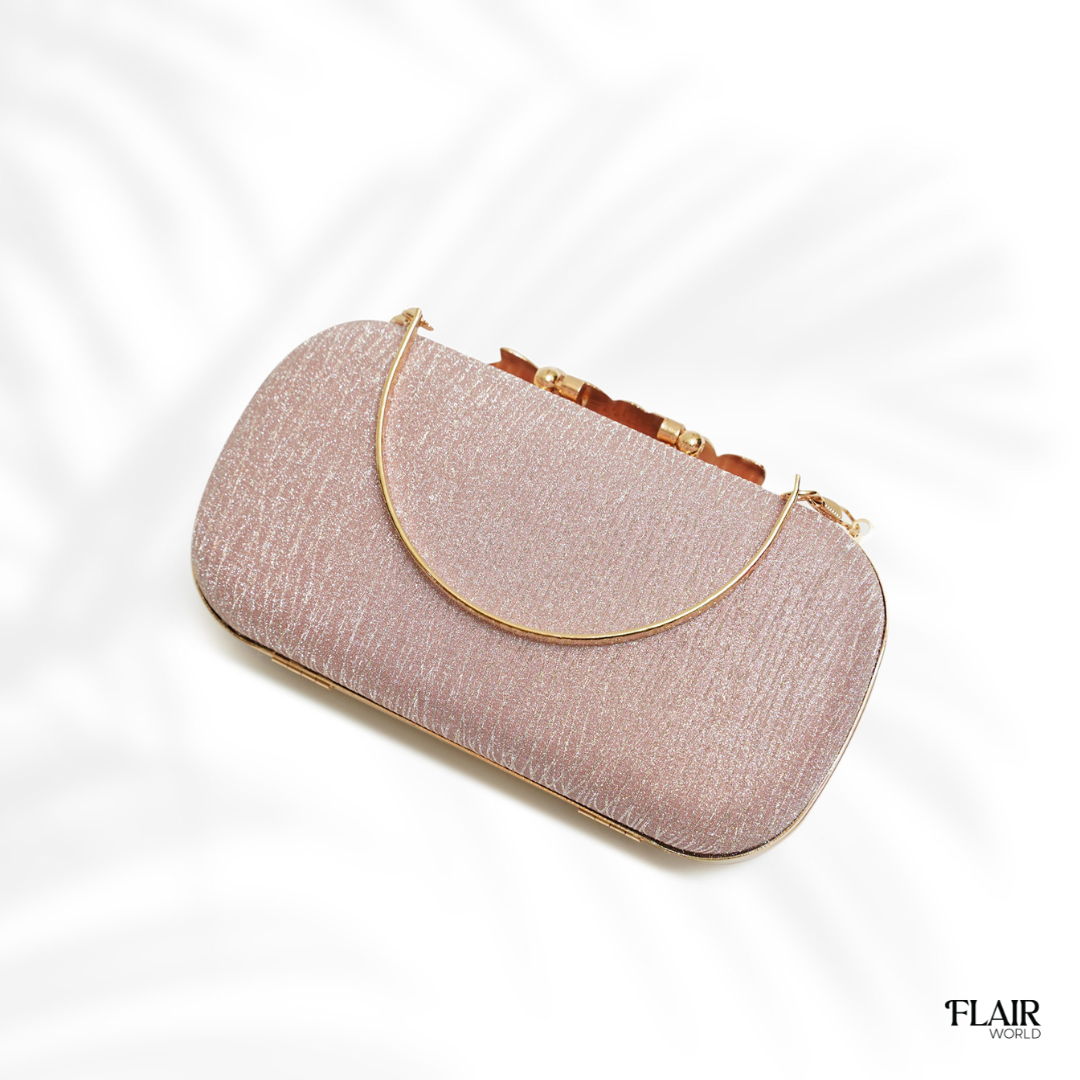 Roxaine Pink Clutch