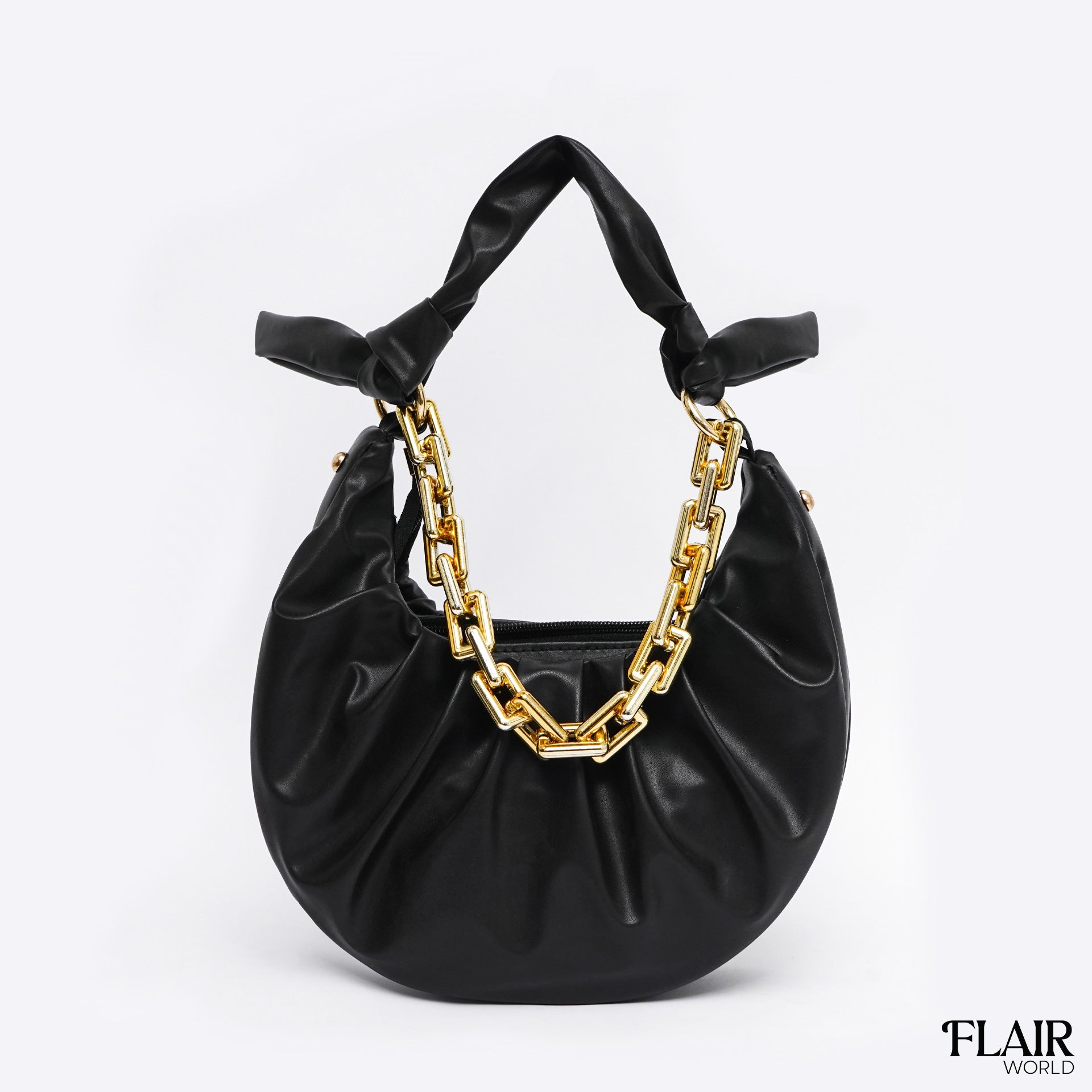 Grace Black Hobo Bag