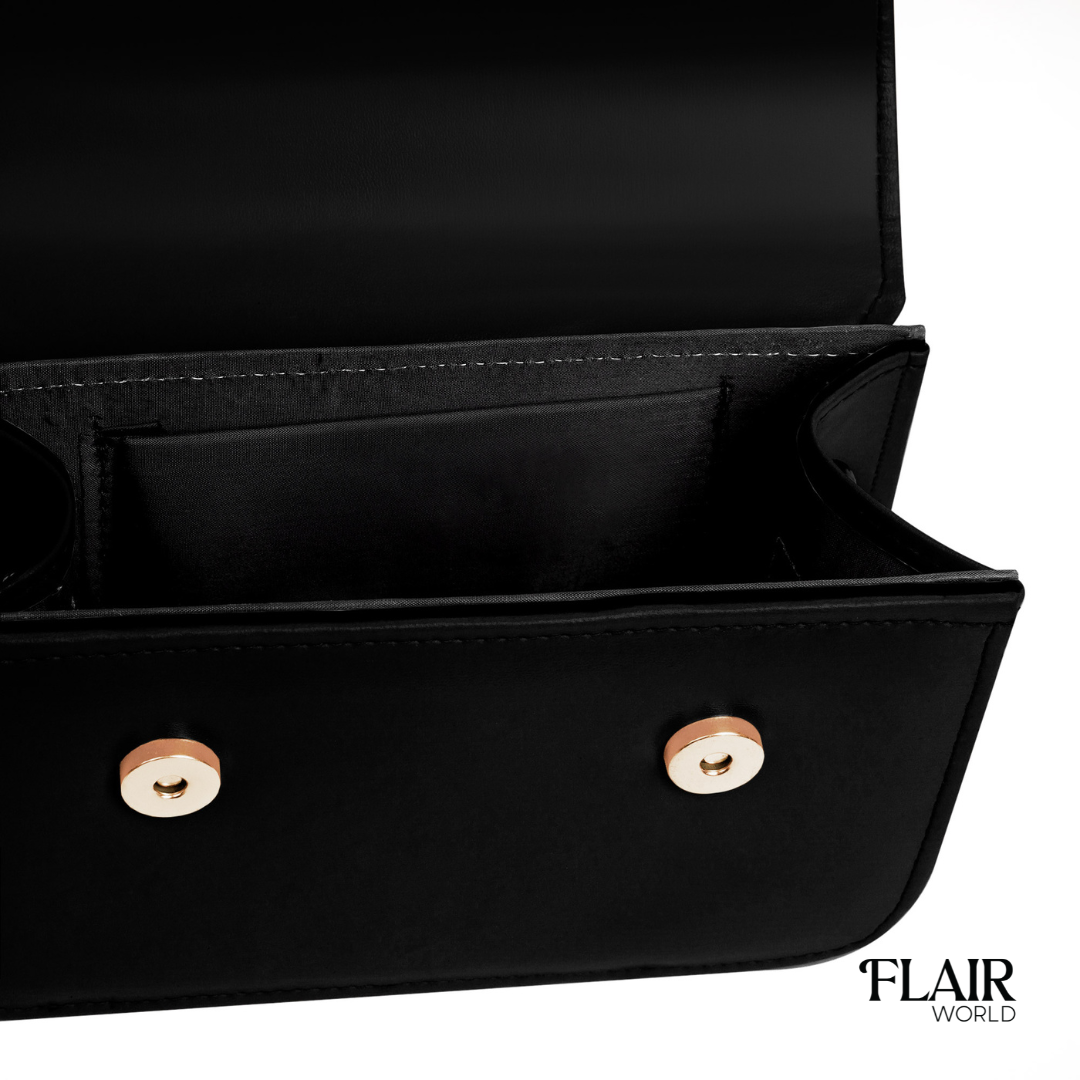 Georgia Black Crossbody Bag