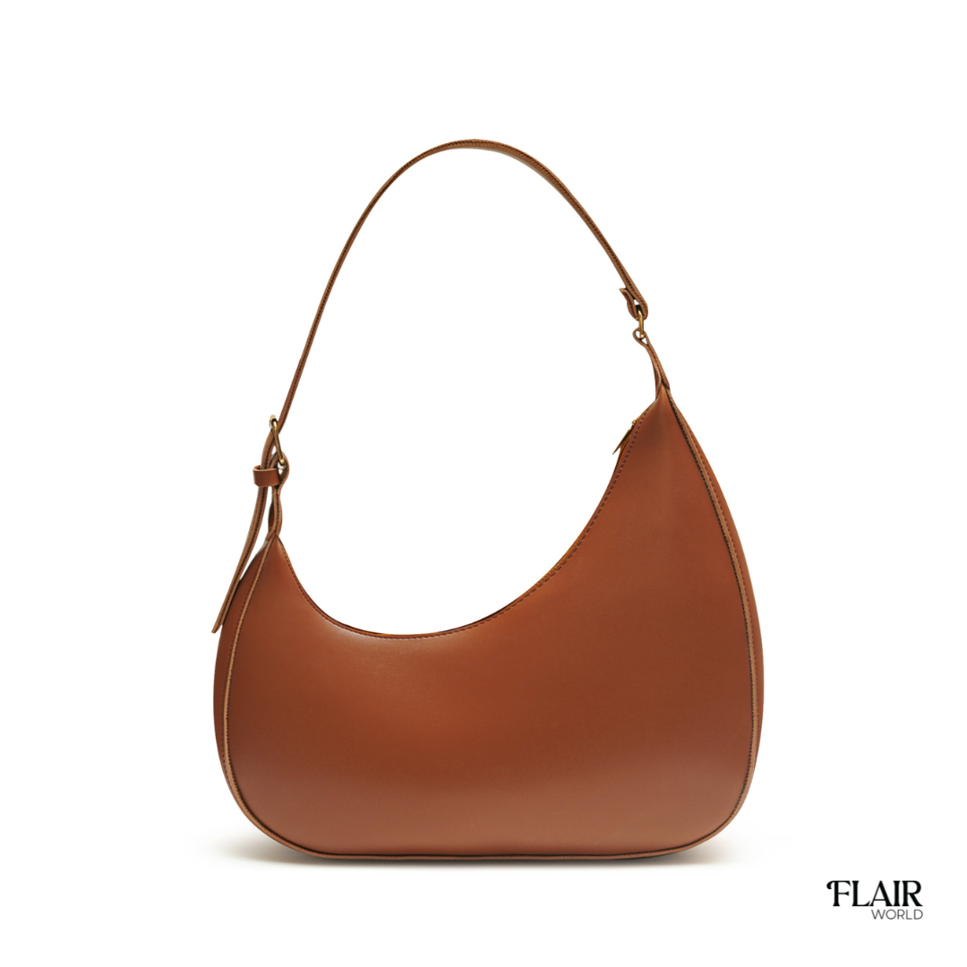 Alanna Brown Hobo Bag