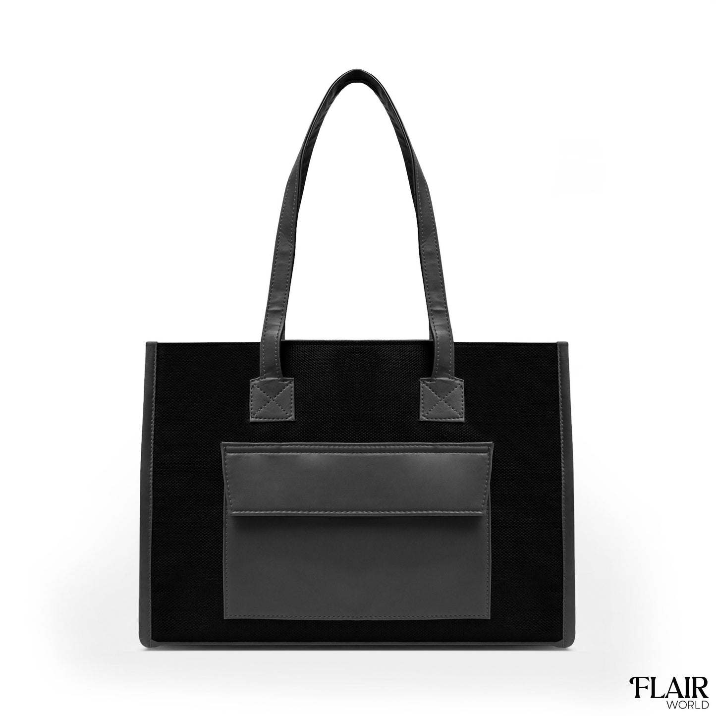 Sierra Jet Black Tote Bag