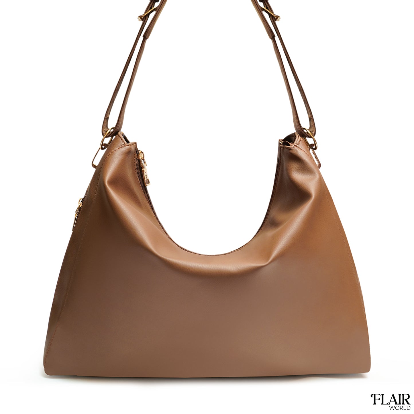 Isabella Brown Slouch Tote Bag