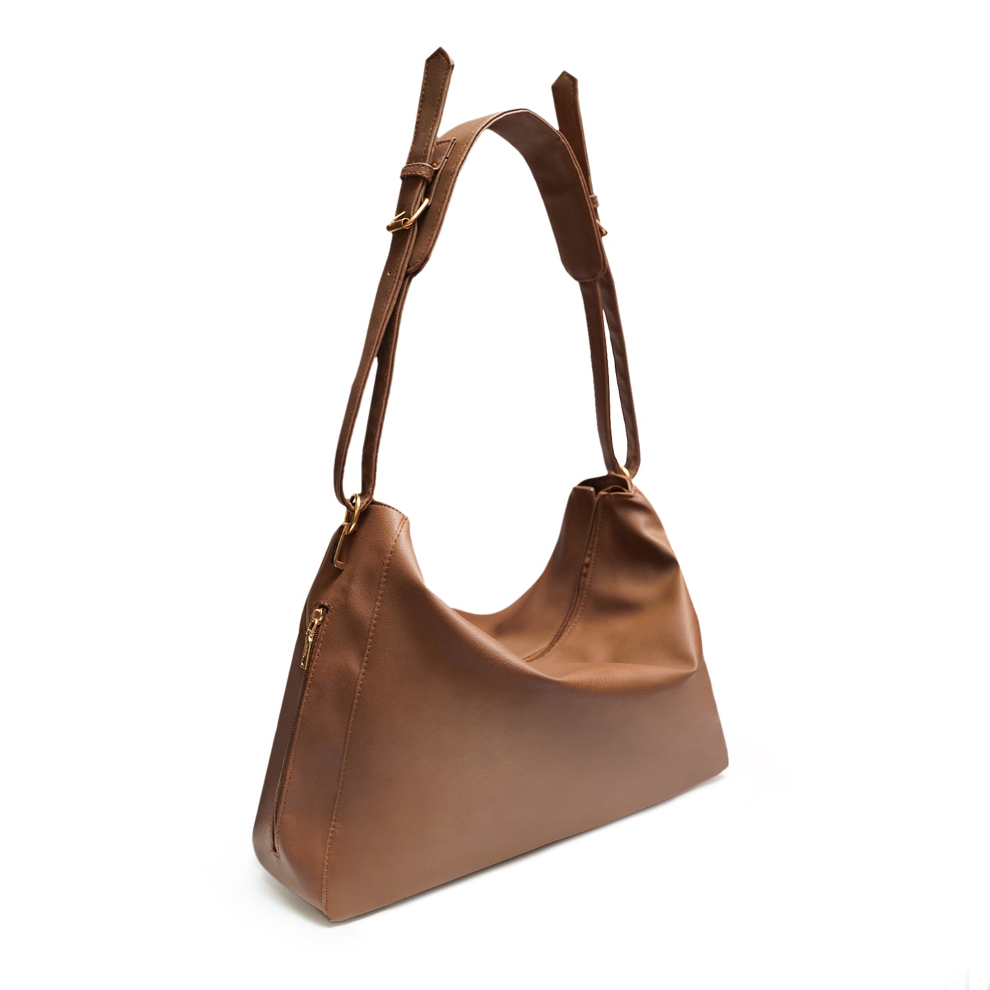 Isabella Brown Slouch Tote Bag