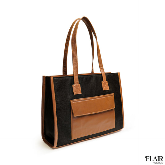 Sierra Black Tote Bag