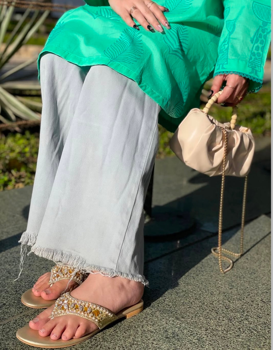 Jenny Cream Bag