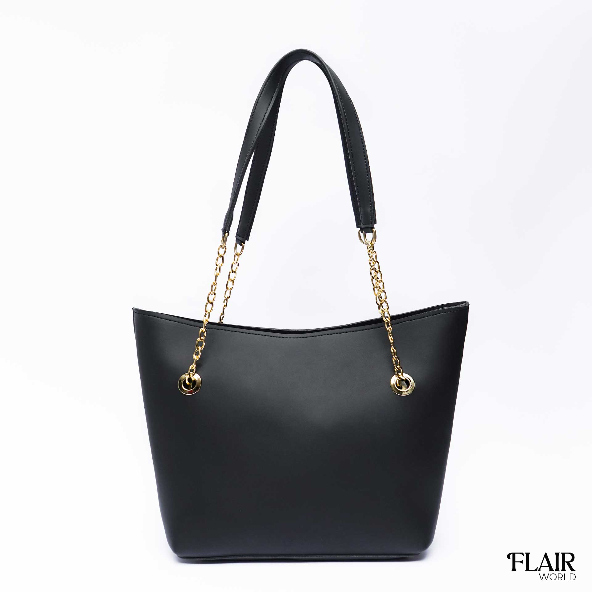 Octagon Black Tote Bag